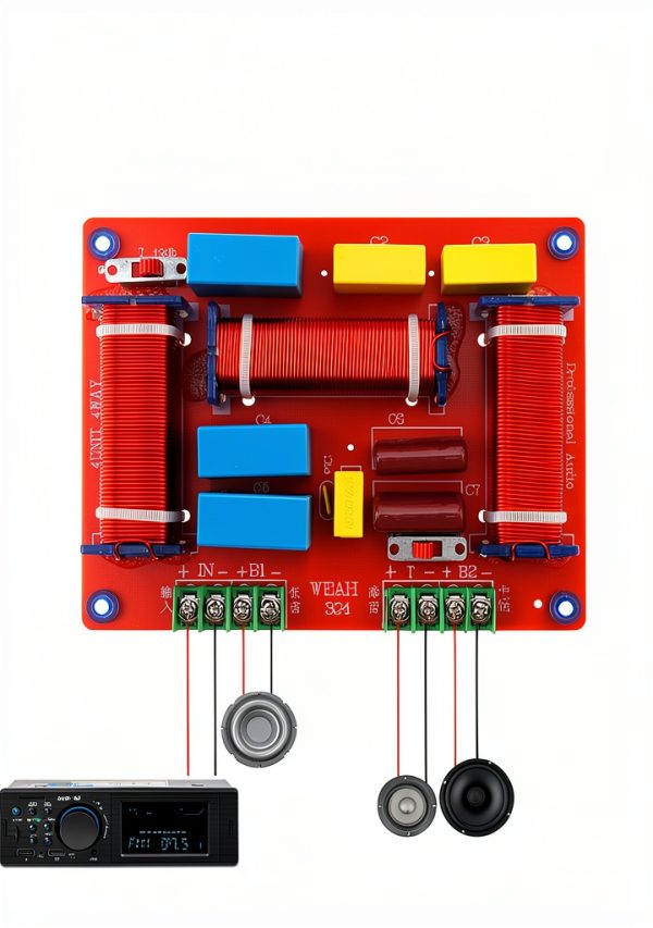 Three Way Audio Crossover DriSentri 400W 4-8Ω-3