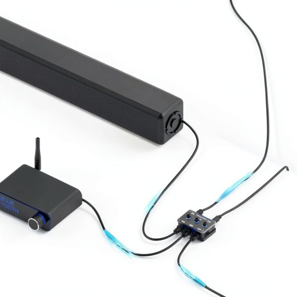 COOIDEA Optical Audio Splitter 1x3 Type‑C Powered Independent Switch-3